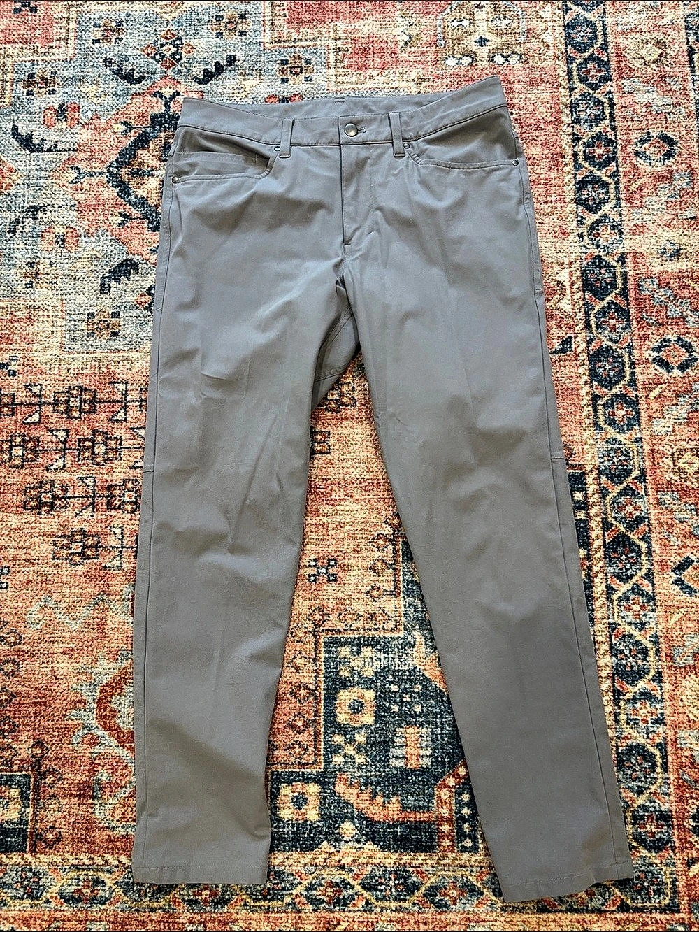 lululemon ABC Pant Slim Men's Gray Technical Pants Waist 31